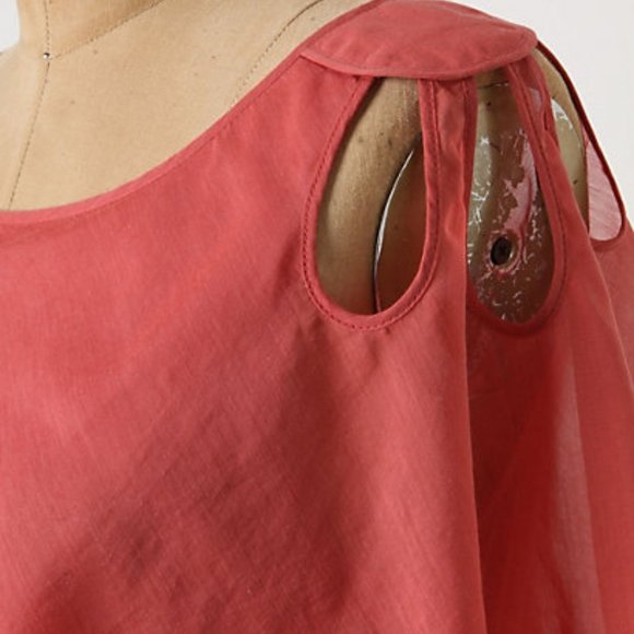 ❤Anthropologie Cut-away Rose Tank, L - Picture 6 of 6